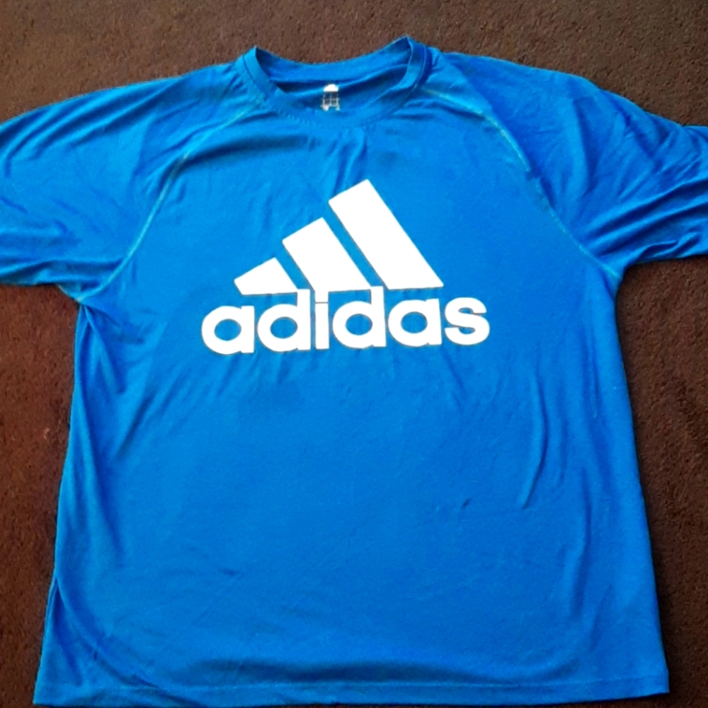 Cobalt Blue Adidas Shirt